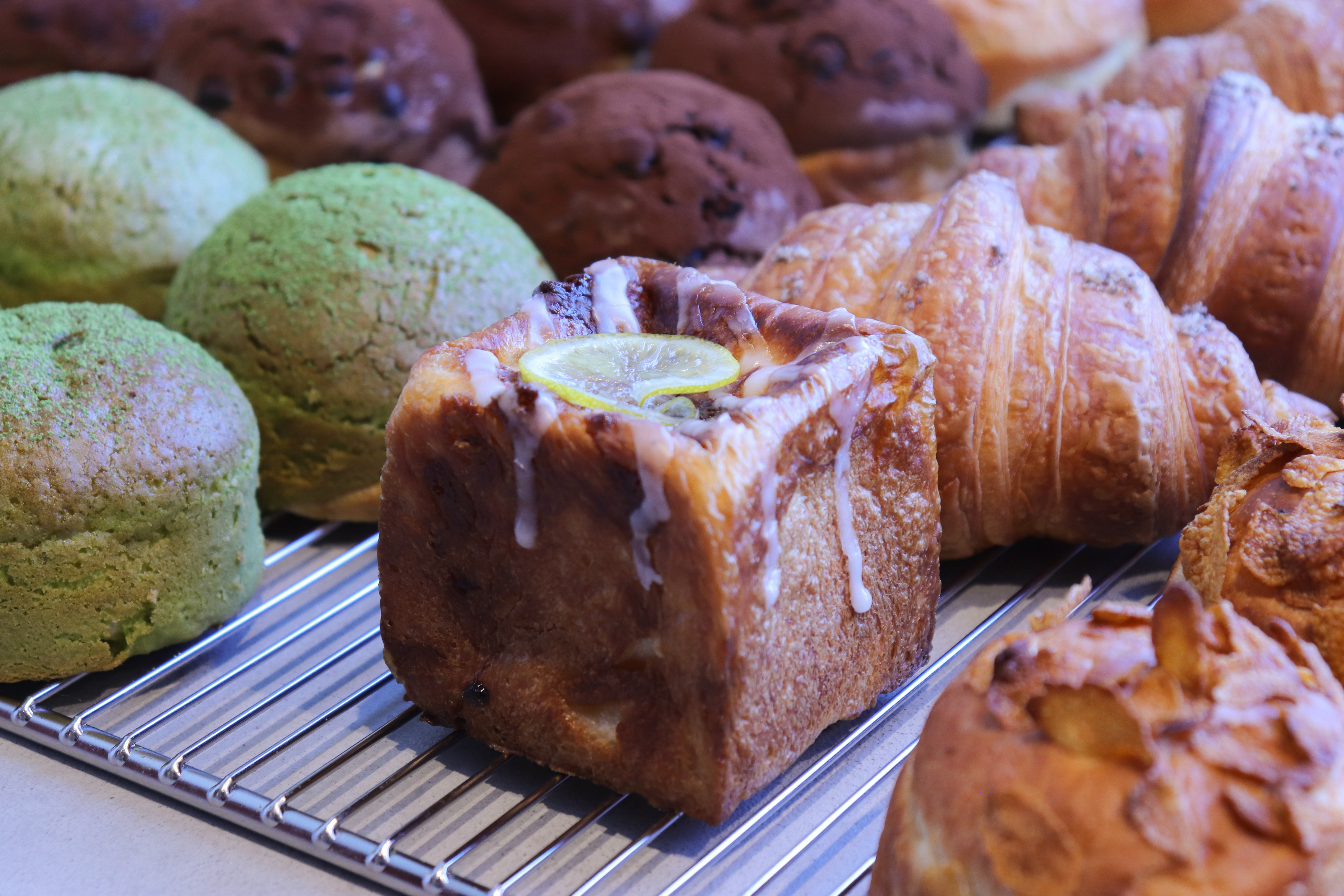 Freshly baked Bread and Espresso pastries